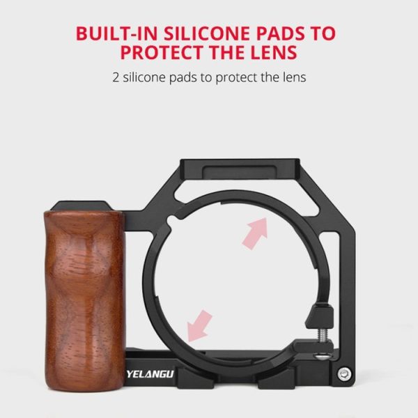 YELANGU C20 Splittable Video Camera Cage Stabilizer for Sony ZV-1 - Image 13