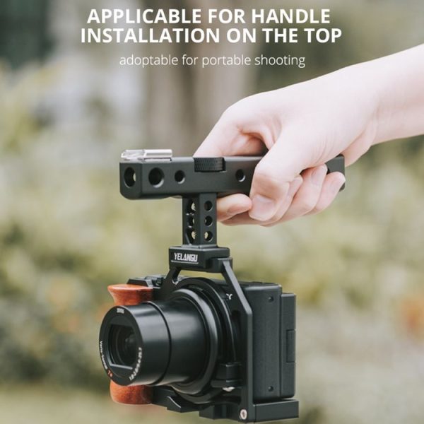 YELANGU C20 Splittable Video Camera Cage Stabilizer for Sony ZV-1 - Image 14