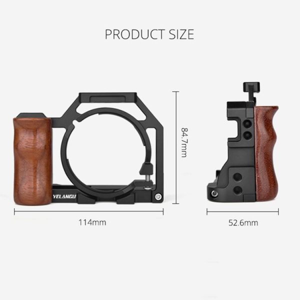 YELANGU C20 Splittable Video Camera Cage Stabilizer for Sony ZV-1 - Image 15