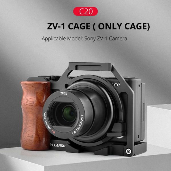 YELANGU C20 Splittable Video Camera Cage Stabilizer for Sony ZV-1 - Image 7