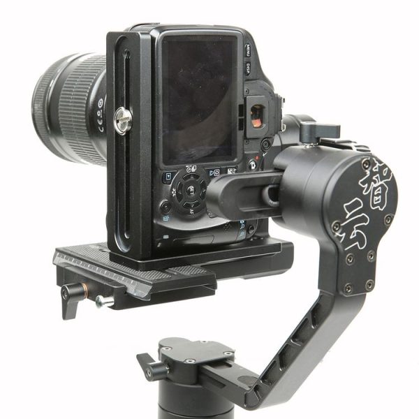 Universal Vertical Shoot Quick Release L Plate Bracket Base Holder (Black) - Image 5