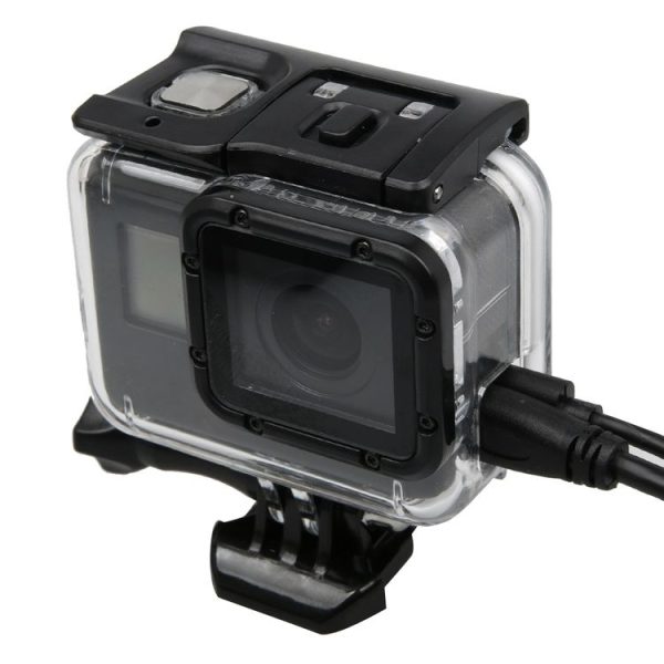 GoPro HERO5 Skeleton Housing Protective Case Cover with Buckle Basic Mount & Lead Screw - Image 4