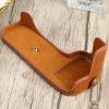 1 / 4 inch Thread PU Leather Camera Half Case Base for Canon EOS 90D (Brown) - Image 3