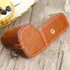 1 / 4 inch Thread PU Leather Camera Half Case Base for Canon EOS 90D (Brown) - Image 5