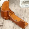 1 / 4 inch Thread PU Leather Camera Half Case Base for Sony ILCE-7C / A7C (Brown) - Image 2