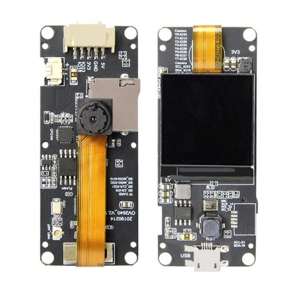 TTGO OV2640 Fisheye Extended Single Lens Camera Module for T-Camera Plus ESP32-DOWDQ6 8MB SPRAM - Image 5