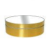 12cm 360 Degree Rotating Turntable Mirror Electric Display Stand Video Shooting Props Turntable, Load: 3kg (Gold) - Image 2