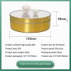 12cm 360 Degree Rotating Turntable Mirror Electric Display Stand Video Shooting Props Turntable, Load: 3kg (Gold) - Image 3
