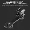 YELANGU A682 Triple Cold Shoe Base Mount Adapter Expansion Microphone Stand Bracket LED Video Light Holder (Black) - Image 5