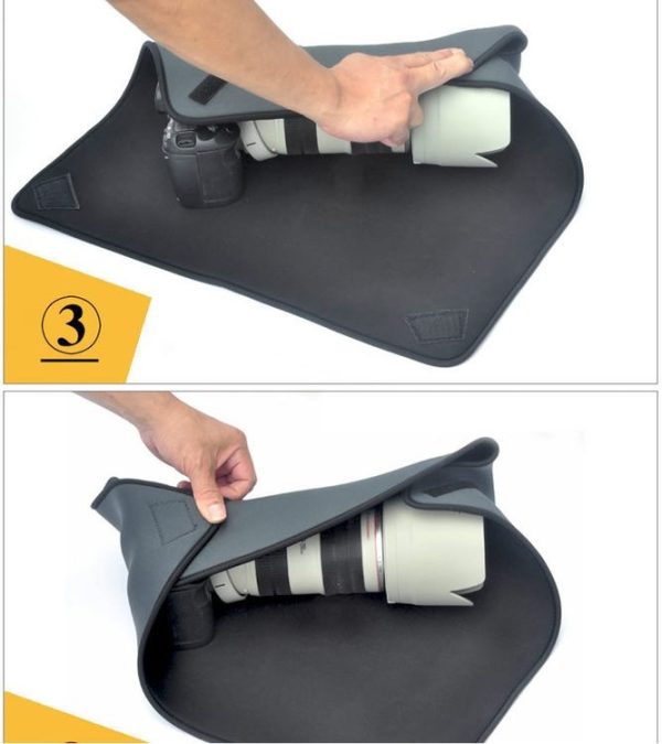 Shockproof Neoprene Bag Magic Wrap Blanket for Canon / Nikon / Sony Camera Lens, Size: 35 x 35cm - Image 6