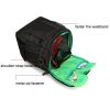 HUWANG HU107420 Portable Waterproof Scratch-proof Polyester Surface Material Outdoor Sports Sling Shoulder Bag Handbag DSLR Camera Bag Phone Bag with Adjustable Detachable Shoulder Strap for GoPro, SJCAM, Nikon, Canon, Xiaomi Xiaoyi YI, Apple, Samsung, Huawei, Size: 18 x 17 x 13 cm (Red) - Image 14