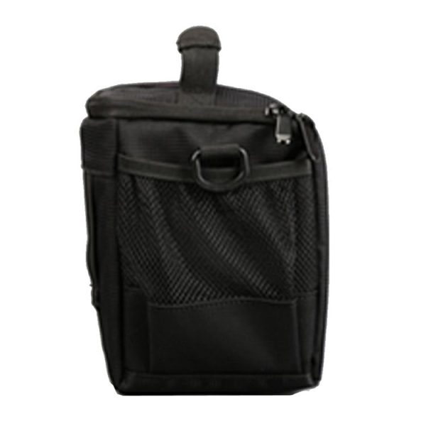 HUWANG HU107420 Portable Waterproof Scratch-proof Polyester Surface Material Outdoor Sports Sling Shoulder Bag Handbag DSLR Camera Bag Phone Bag with Adjustable Detachable Shoulder Strap for GoPro, SJCAM, Nikon, Canon, Xiaomi Xiaoyi YI, Apple, Samsung, Huawei, Size: 18 x 17 x 13 cm (Red) - Image 4