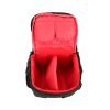 HUWANG HU107420 Portable Waterproof Scratch-proof Polyester Surface Material Outdoor Sports Sling Shoulder Bag Handbag DSLR Camera Bag Phone Bag with Adjustable Detachable Shoulder Strap for GoPro, SJCAM, Nikon, Canon, Xiaomi Xiaoyi YI, Apple, Samsung, Huawei, Size: 18 x 17 x 13 cm (Red) - Image 5