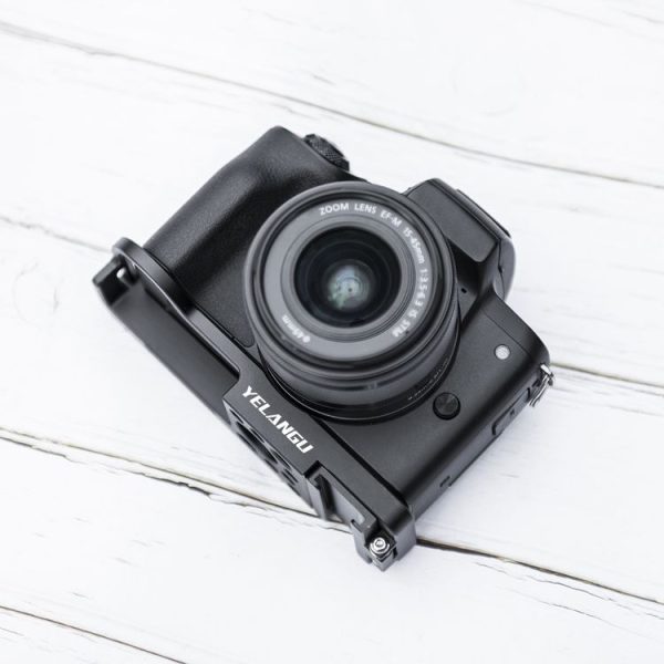 YELANGU CL13 Camera Expansion Board Base L Plate for Canon EOS M50 (Black) - Image 7