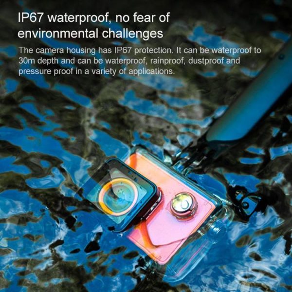 Original Xiaomi Youpin SEABIRD Camera Diving Waterproof Case (Black) - Image 5