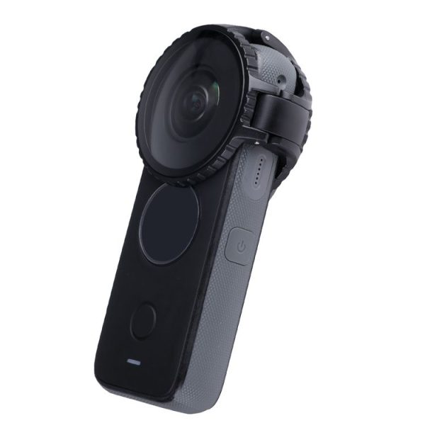 Lens Guard Protective Glass Cover for Insta360 One X2 (Black) - Image 3