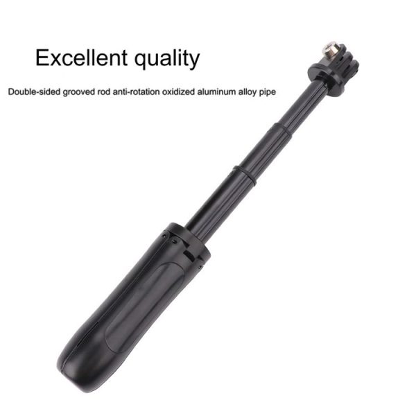 Multi-functional Foldable Tripod Holder Selfie Monopod Stick for GoPro, Insta360, DJI and Other Action Cameras, Length: 12-23cm (Blue) - Image 6