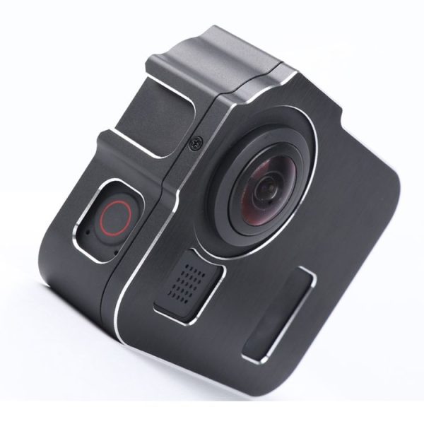 Dual Cold Shoes CNC Aluminum Alloy Frame Cage for GoPro Max (Black) - Image 4