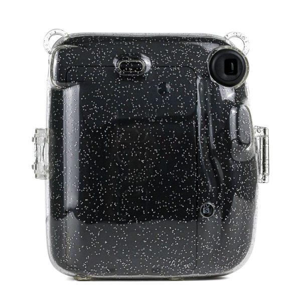 Glitter Power Crystal Case with Strap for FUJIFILM Instax mini 11 (Transparent) - Image 5