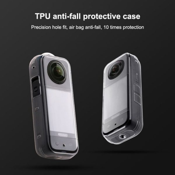 Insta360 X3 Full Body Clear TPU Protective Case (Transparent) - Image 3