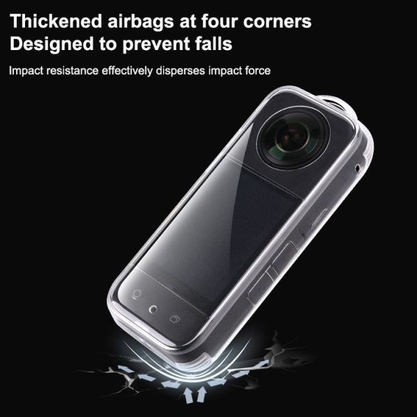 Insta360 X3 Full Body Clear TPU Protective Case (Transparent) - Image 4
