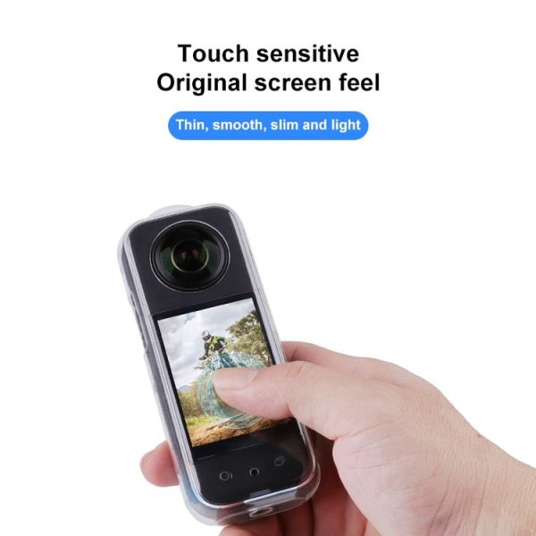 Insta360 X3 Full Body Clear TPU Protective Case (Transparent) - Image 7