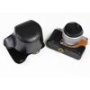 PU Leather Camera Full Body Case Bag with Strap for FUJIFILM X-A7 / X-A20 (15-55mm Lens) (Black) - Image 4