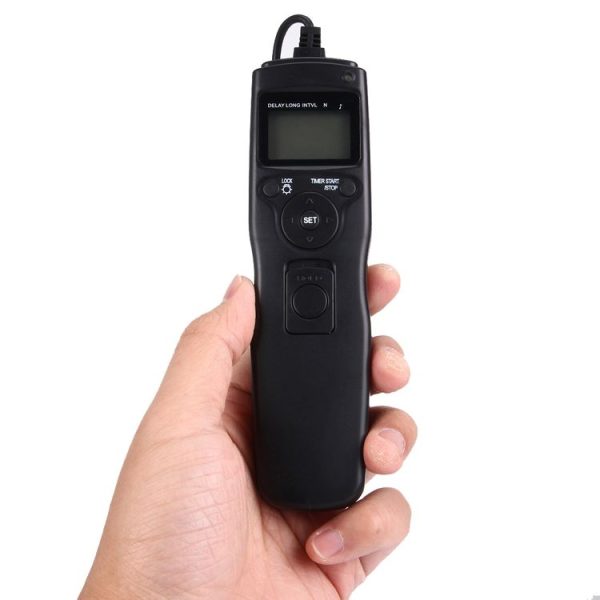 RST-7001 LCD Screen Time Lapse Intervalometer Shutter Release Digital Timer Remote Controller with C6 Cable for CANON 1000D / 550D / 60D, PENTAX: K20D / K200D / K10D, SAMSUNG GX-20 / GX-10 Camera (Black) - Image 6