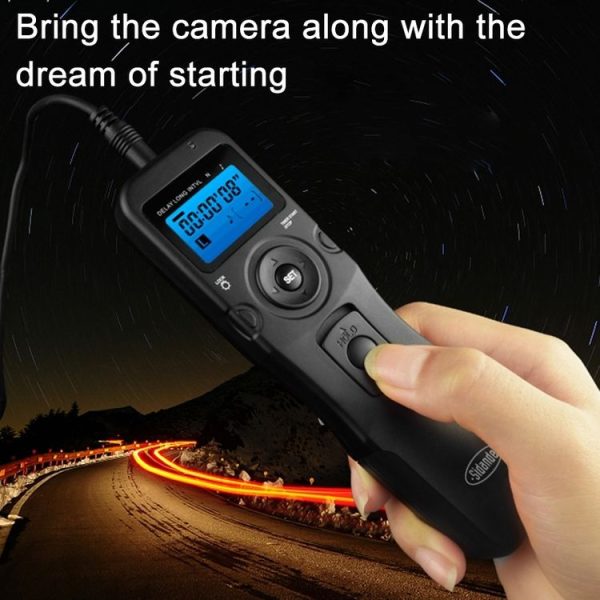 RST-7001 LCD Screen Time Lapse Intervalometer Shutter Release Digital Timer Remote Controller with C6 Cable for CANON 1000D / 550D / 60D, PENTAX: K20D / K200D / K10D, SAMSUNG GX-20 / GX-10 Camera (Black) - Image 9