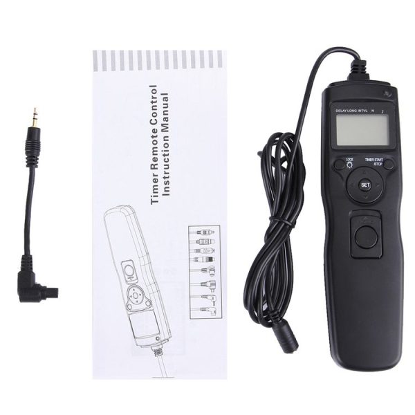 RST-7002 LCD Screen Time Lapse Intervalometer Shutter Release Digital Timer Remote Controller with C8 Cable for CANON 1D / 1DS / 50D / 40D / 30D / 20D / 10D / 5D / 7D Camera (Black) - Image 7