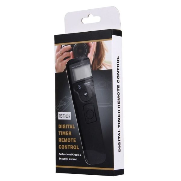 RST-7002 LCD Screen Time Lapse Intervalometer Shutter Release Digital Timer Remote Controller with C8 Cable for CANON 1D / 1DS / 50D / 40D / 30D / 20D / 10D / 5D / 7D Camera (Black) - Image 8