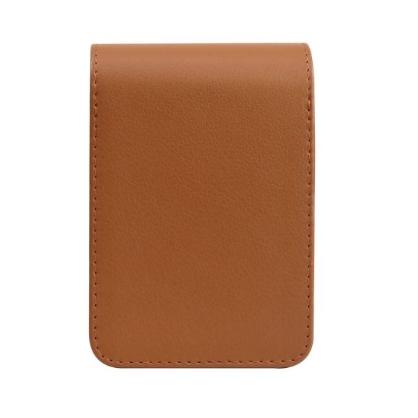 Vertical Full Body Camera PU Leather Case Bag with Strap for FUJIFILM instax mini Evo (Brown) - Image 3