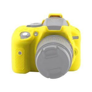 Soft Silicone Protective Case for Nikon D5300 (Yellow)