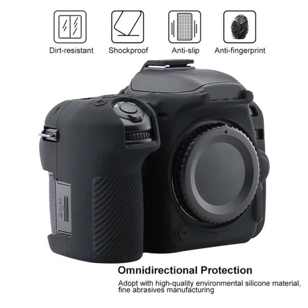Soft Silicone Protective Case for Nikon D7500 (Red) - Image 4