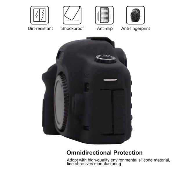 Canon EOS 5D Mark II Soft Silicone Protective Case (Black) - Image 4