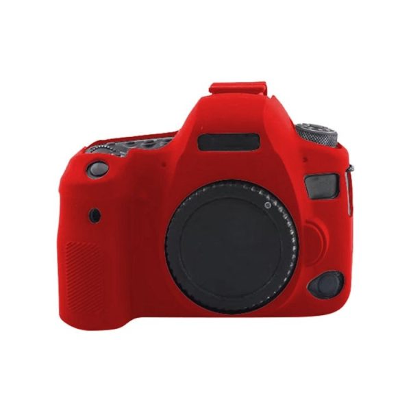 Canon EOS 6D Mark II Soft Silicone Protective Case (Red) - Image 2