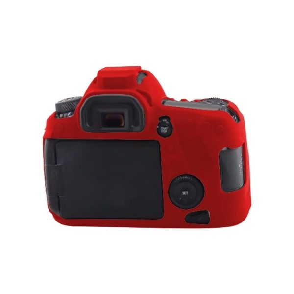 Canon EOS 6D Mark II Soft Silicone Protective Case (Red) - Image 3