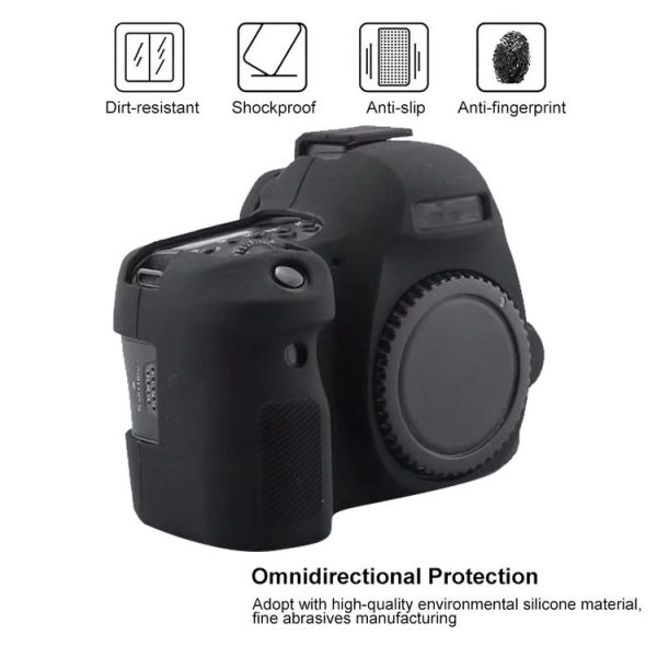 Canon EOS 6D Mark II Soft Silicone Protective Case (Red) - Image 4
