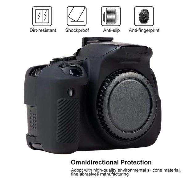 Canon EOS 600D Soft Silicone Protective Case (Black) - Image 4