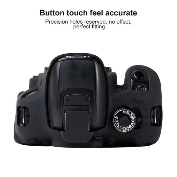 Canon EOS 600D Soft Silicone Protective Case (Black) - Image 5