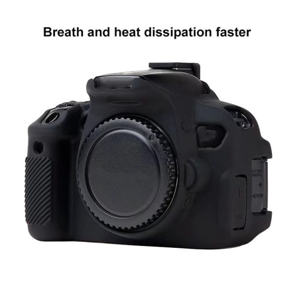 Canon EOS 600D Soft Silicone Protective Case (Black) - Image 6