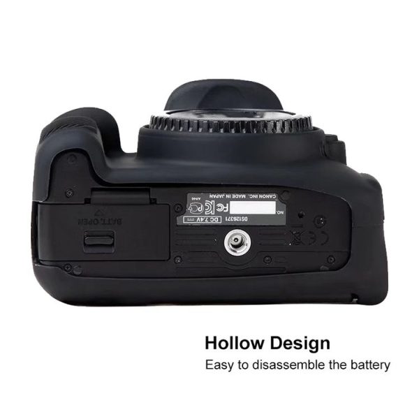Canon EOS 600D Soft Silicone Protective Case (Black) - Image 7
