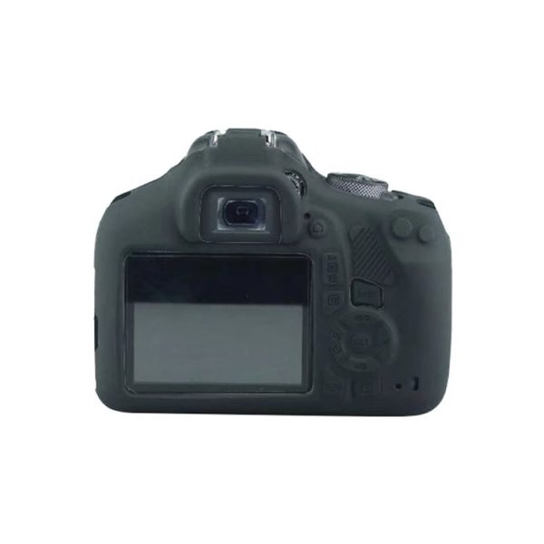 Soft Silicone Protective Case for Canon EOS 2000D (Black) - Image 3