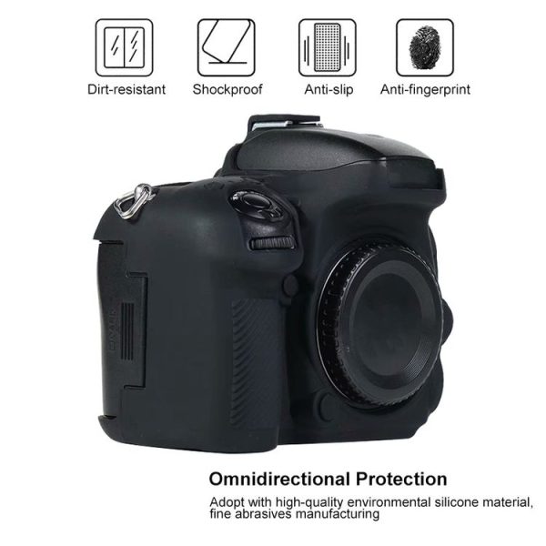 Nikon D600 / D610 Soft Silicone Protective Case (Black) - Image 4