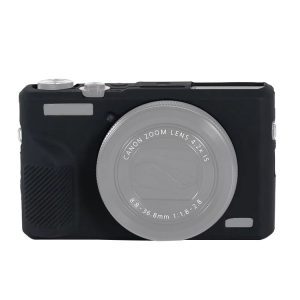 Canon PowerShot G7 X Mark III / G7X III / G7X3 Soft Silicone Protective Case (Black)