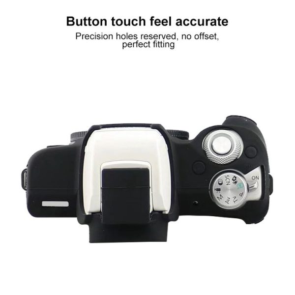 Canon EOS M50 Mark II / M50 II Soft Silicone Protective Case (Black) - Image 5