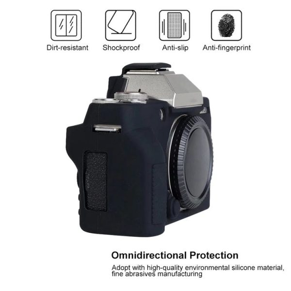 Soft Silicone Protective Case for FUJIFILM X-T200 (Black) - Image 4
