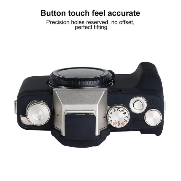 Soft Silicone Protective Case for FUJIFILM X-T200 (Black) - Image 5