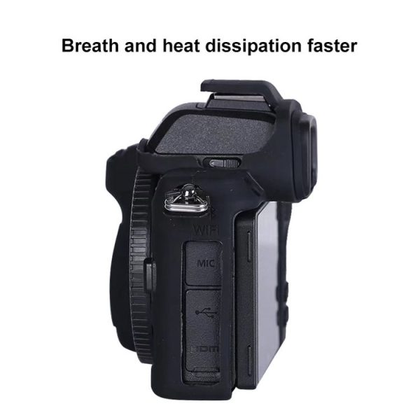 Soft Silicone Protective Case for Nikon Z50 (Black) - Image 6