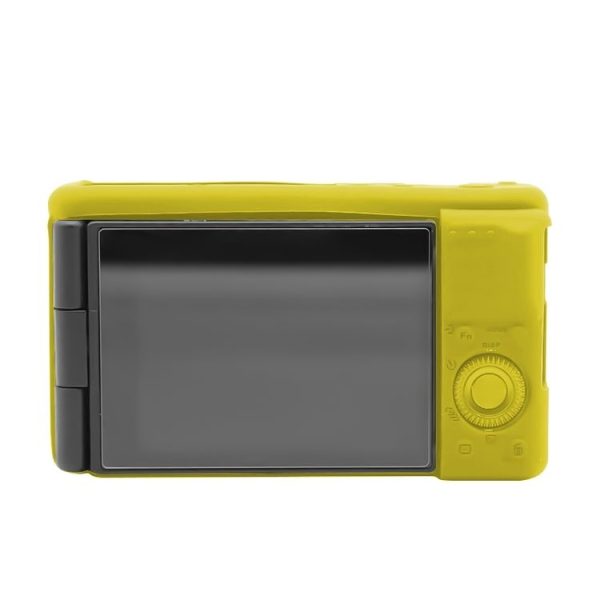 Soft Silicone Protective Case for Sony ZV-1 (Yellow) - Image 2